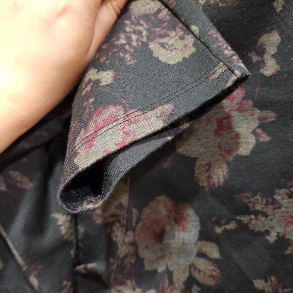 Michel Studio Pants Women's Size 2X Floral Print Straight Leg - Picture 12 of 14